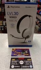 BRAND NEW!! Official License PlayStation LVL 30 PDP Gaming Wired Chat Headset