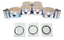 Standard Bore Flat Top Pistons w/ Rings for 1997-2011 Ford 4.0L 244 V6