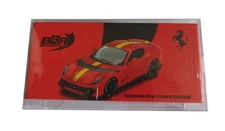 BBR Ferrari 812 Competizione F1-75 Matte Red w Yellow Stripe  1:64 HEC 2025