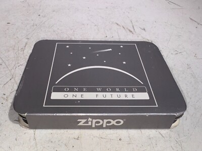 Zippo 1999 Ltd Ed Titanium Coated Millennium Edition-one World One