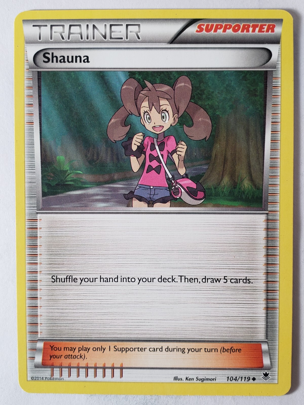 Shauna 104/119 LP - Phantom Forces Pokemon Card - $2 Combined Shipping