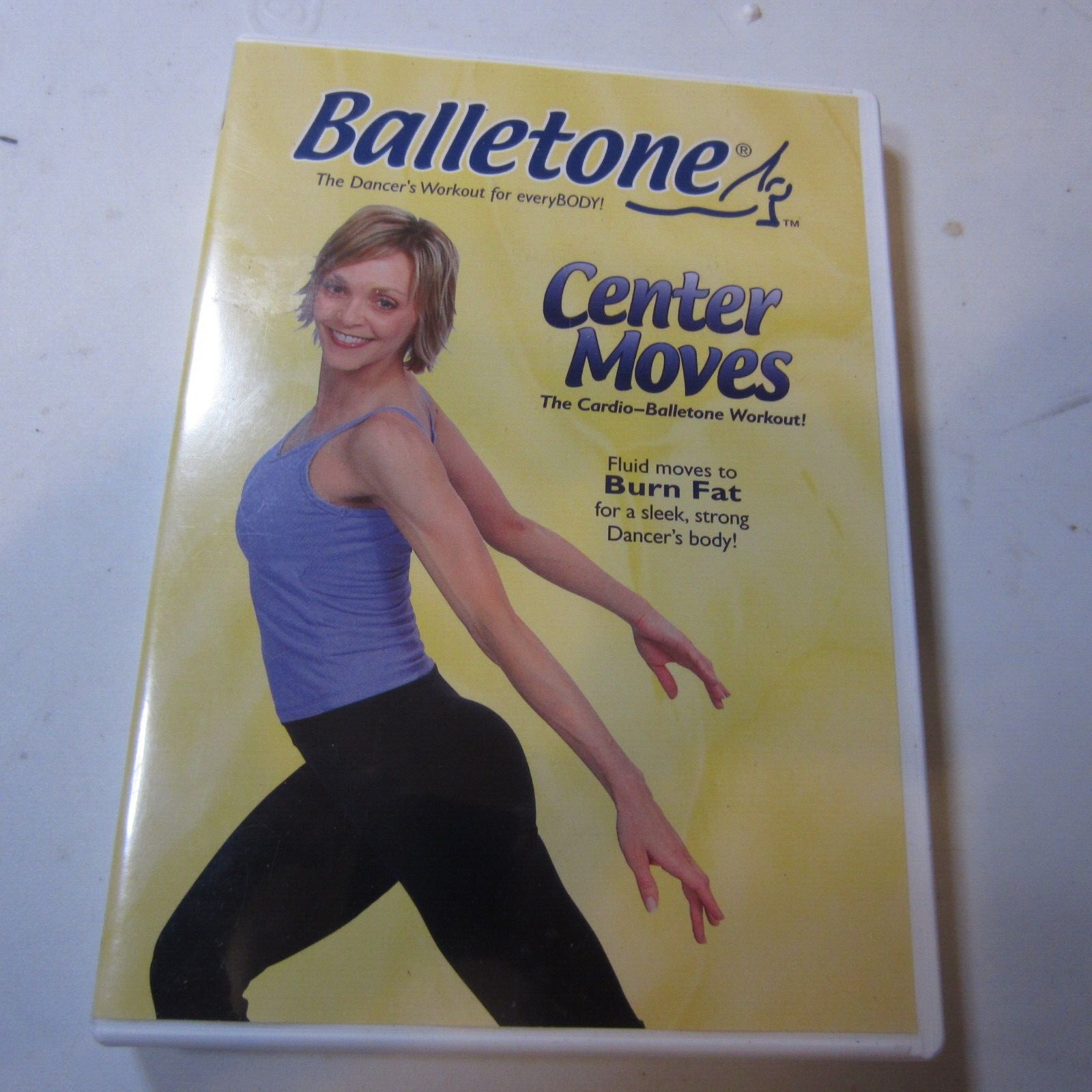 Balletone Dancers Workout -Center Moves- Cardio Burn Fat Fitness DVD 40 min Rare