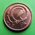 1971 Irish Decimal Half Penny Coin Uncirculated Ireland Excellent Luster Éire