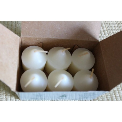 Partylite Six Pieces Gardenia / White V0610 Sampler Votive 2" x 1½" Candles