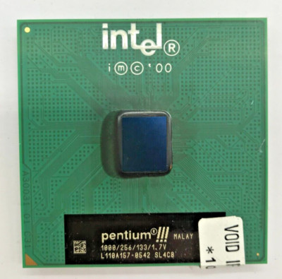 INTEL PENTIUM III SL4C8 - 1,0GHz / 256KB / 133MHz  / 1,7V  - Sockel 370  #1306