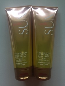 Details About Bath Body Works In The Sun Body Cream Ultra Shea 24 Hour Moisture Set Of 2