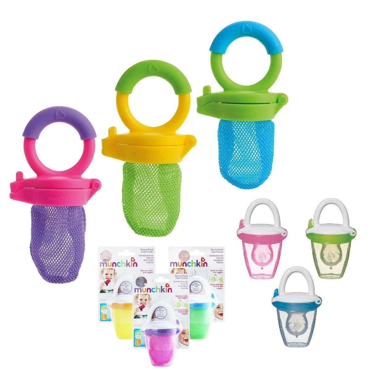 Munchkin Baby Fresh Food Mesh Feeder Deluxe. Baby Gets Nutrition with No  Risk