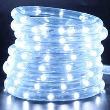 Solar Rope Tube Lights 100 LED 33ft Strip Waterproof Outdoor Landscape Lighting
