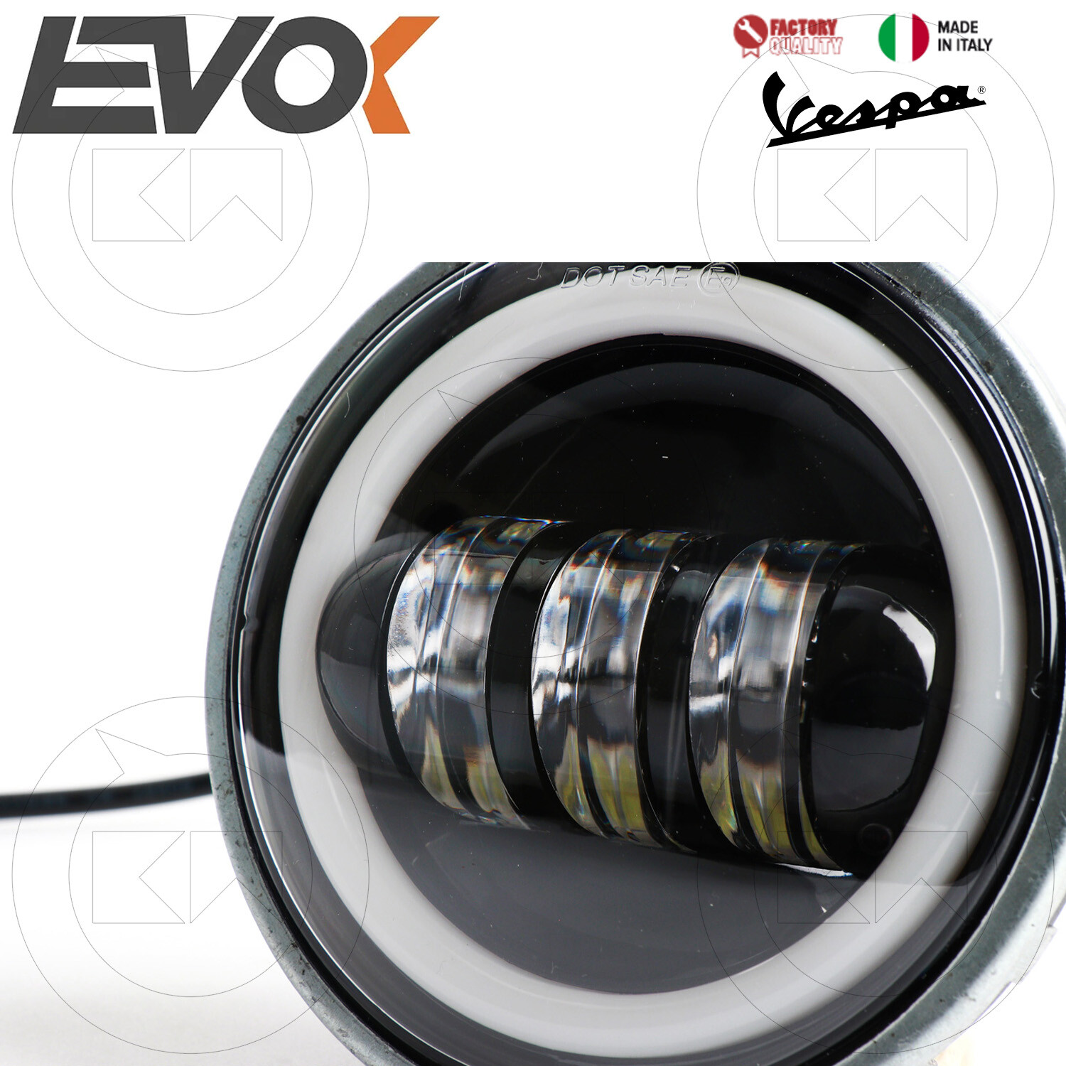 faro led vespa 50 special