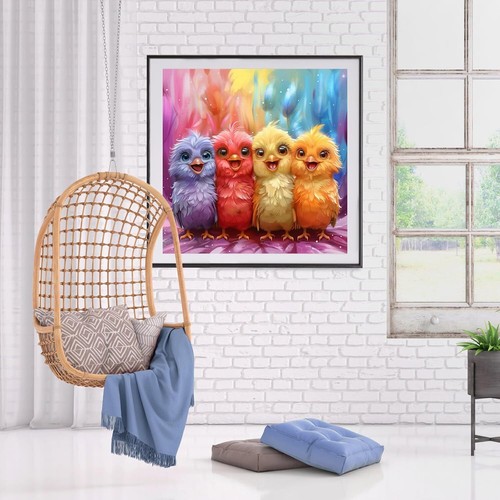 Chorus Bird Diamond Painting Kits for Adults, 5D Diamond Art Painting by Numbers - Picture 3 of 7