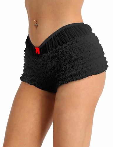 Women's Layered Lace Ruffled Bloomers Pettipants Booty Shorts Panties Underwear - Picture 29 of 44