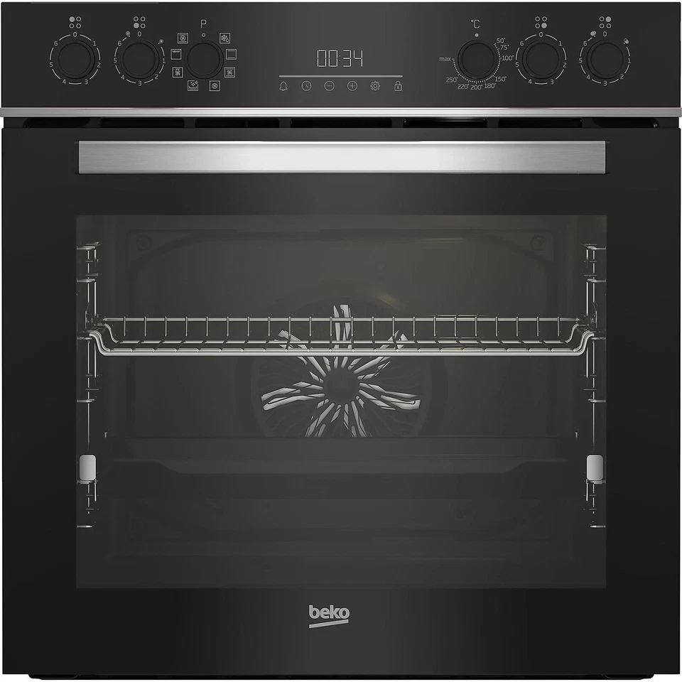 Beko Einbau Herdset 72L Glaskeramikfeld AeroPerfect SteamShine Teleskopauszug - Bild 4 von 4