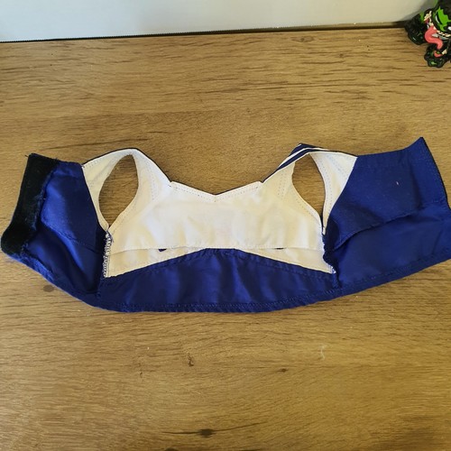 Build a Bear blau-weißes Cheerleader Top und Rock Outfit mit extra Oberteil - Bild 7 von 7