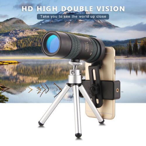 Télescope téléobjectif long monoculaire 10-300 x 40 mm 4K avec trépied extérieur - Photo 1 sur 12