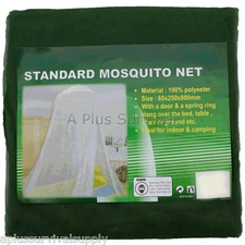 Olive Drab Mosquito Bed Net with Door Opening & Spring Ring & Fine Mesh Screen