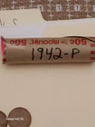1942-P LINCOLN WHEAT CENT PENNY ROLL, circulated condition