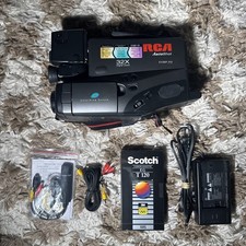 Vintage RCA Autoshot VHS Camcorder CC4391 w/ LCD Screen - Tested and Working