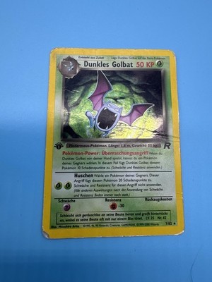 Pokémon/Pokemon Karte: Dark Golbat/Dunkles Golbat 1 Edition (Team Rocket 7/82)