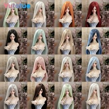 Yutotue BJD's Long Straight Hair Extra Long Bangs fits Ball Jointed Doll DIY