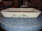 Vintage Glassbake  North Star Milk Glass Baking Dish 10"×6" In Mint Condition!