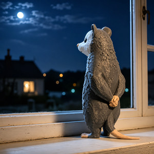 Urocza forma silikonowa Opossum – do żywicy, tynku, świecy