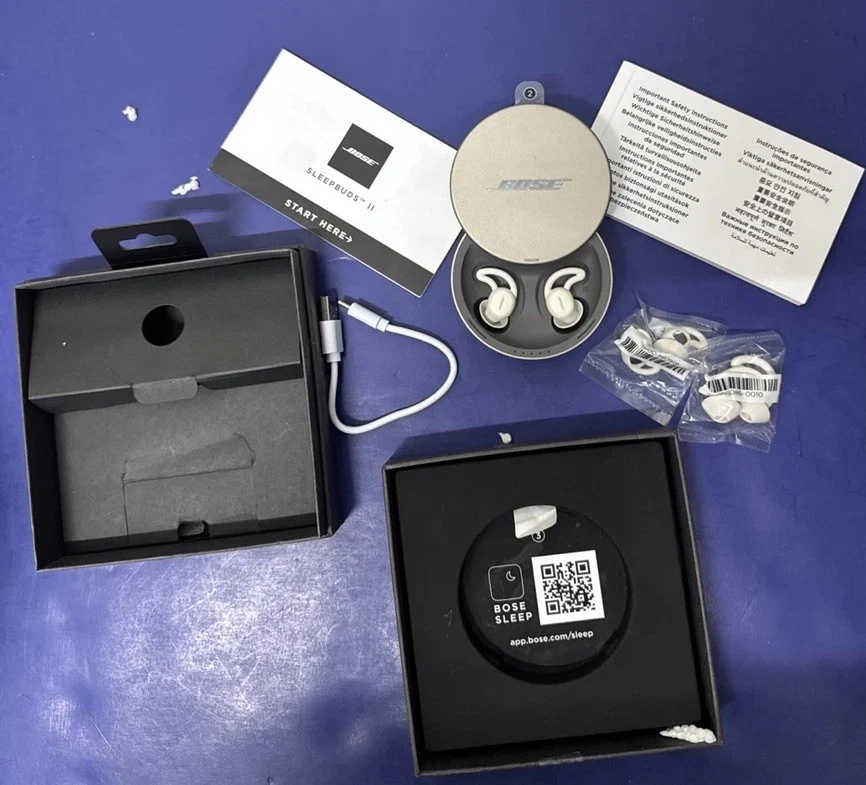 ボース　BOSE SLEEPBUDS 新品未使用 Bose Sleepbuds Wireless Sound Cancelling Earbuds White PARTS ONLY