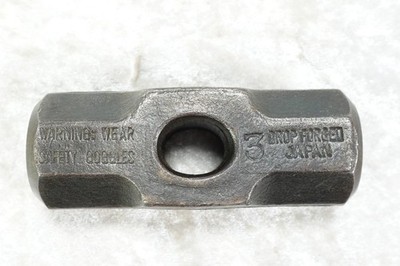 Vintage Drop Forged Japan 3 Lb Sledge Hammer Hand Maul Head Only