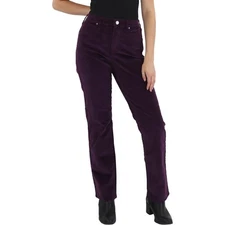 Jag Jeans Womens Ruby Purple Corduroy Straight Leg Pants Trousers 16 BHFO 0401