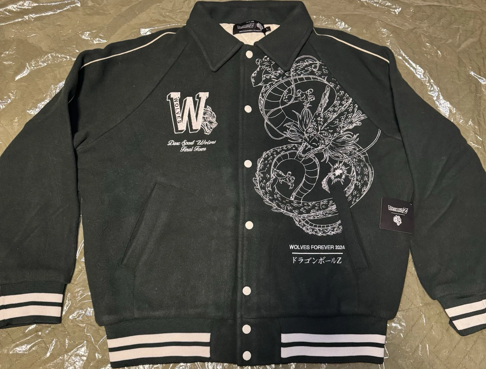 Darc Sport x Dragon Ball Z Letterman Jacket - Size L