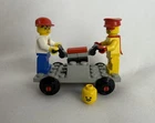 LEGO Trains Track Buggy w/Station Master and Cool Kid 2585 Complete!