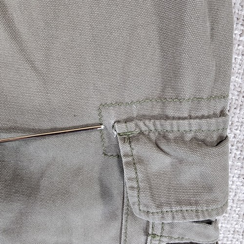 PACSUN Baggy Cargo Pants Canvas Mens S Khaki Outdoors Skateboarding Gorpcore - Picture 10 of 15