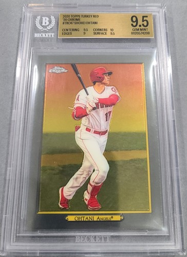 2020 Topps - Turkey Red 2020 Chrome Shohei Ohtani #TRC-47 BGS 9.5 Gem Mint