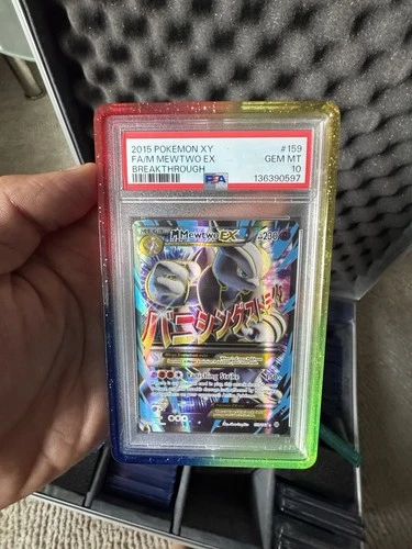 Pokémon M Mewtwo EX Breakthrough 159/162 Full Art Holo PSA 10 (NEW CERT)