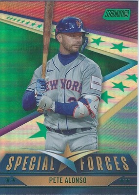 Pete Alonso, Mets, 2024 Stadium Club Special Forces Green, #SF16, #37/50