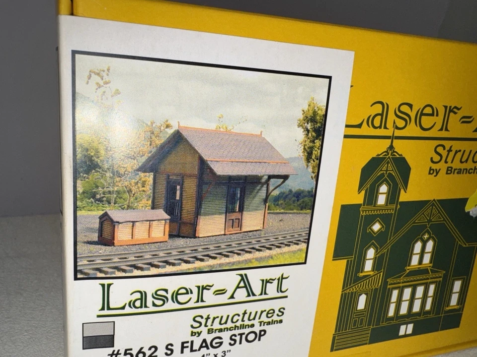 Kit de estructura LASER ART de BRANCHLINE #562 / Model Railroad S Gauge Building NUEVO Foto 2 de 3