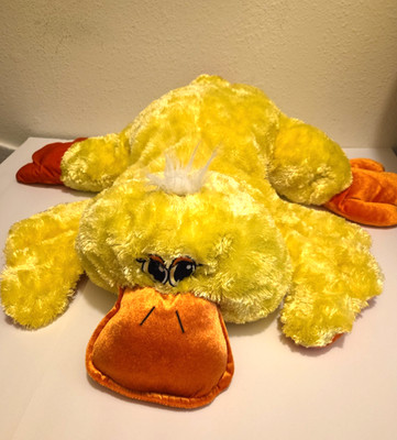 Dan Dee Large Jumbo Yellow Duck Plush Platypus 30''