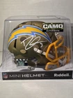 DERWIN JAMES SIGNED LOS ANGELES CHARGERS CAMO MINI HELMET BECKETT BAS