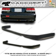 For 99-00 Honda Civic Ek Coupe Sedan Ctr Tr Type-r Style Jdm Rear Bumper Lip For 99-00 Honda Civic Ek Coupe Sedan Ctr Tr Type-r Style Jdm Rear Bumper Lip