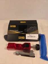 PQY Universal Spark Plug Gap Tool 24 Blades Steel Feeler Gauge for Most 