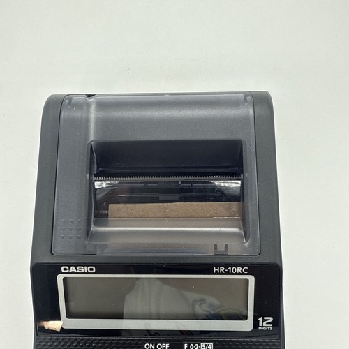 Casio HR-10RC 12-Digit Printing Calculator Black - Picture 3 of 4