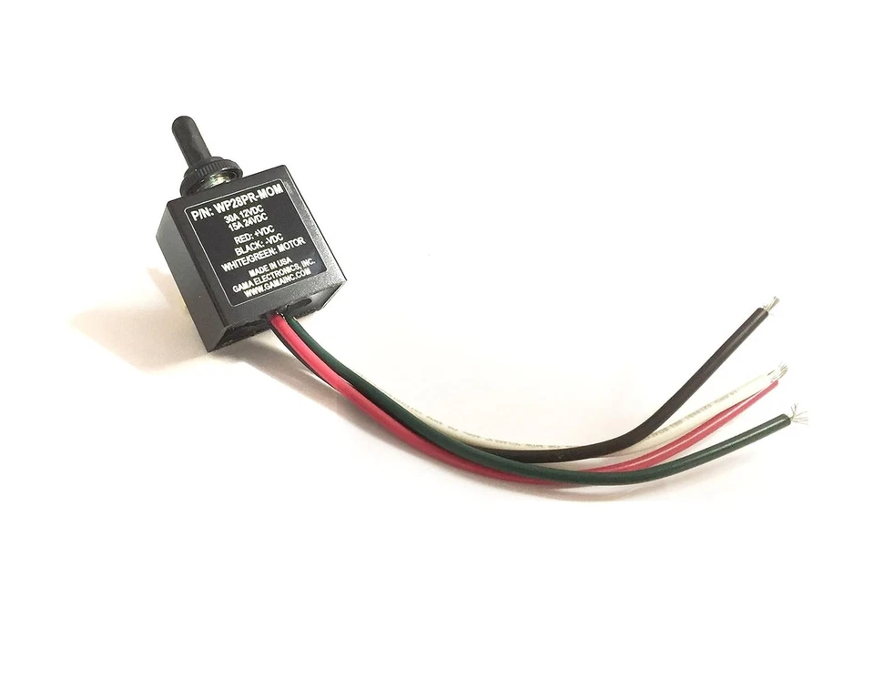 Compact Reverse Polarity Waterproof Toggle Switch for Efficient Motor Control - Image 3 of 4