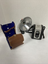 Vintage Argus Argoflex 75 box camera with flash- 75mm lens no film untested