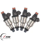 4 x 1000cc Fuel Injectors for EVO 7 8 9 RX-7 FC3S 13B 20B 4AGE 4G63T e85