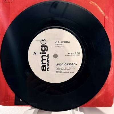 7'' Single - Linda Cassady - C.B. Widow - 1981 - Amigo Records amgo.006