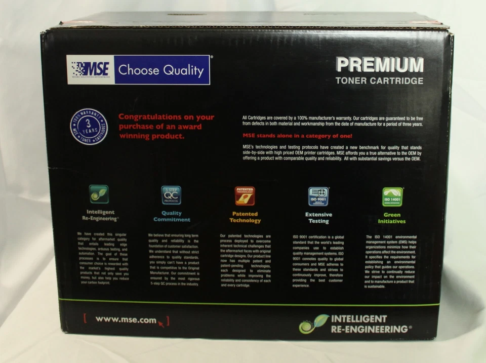 Toner Cartridge for Lexmark T520 X522 x520 12A6835 28P2492 28P2494 12A6735 - Image 3 of 4