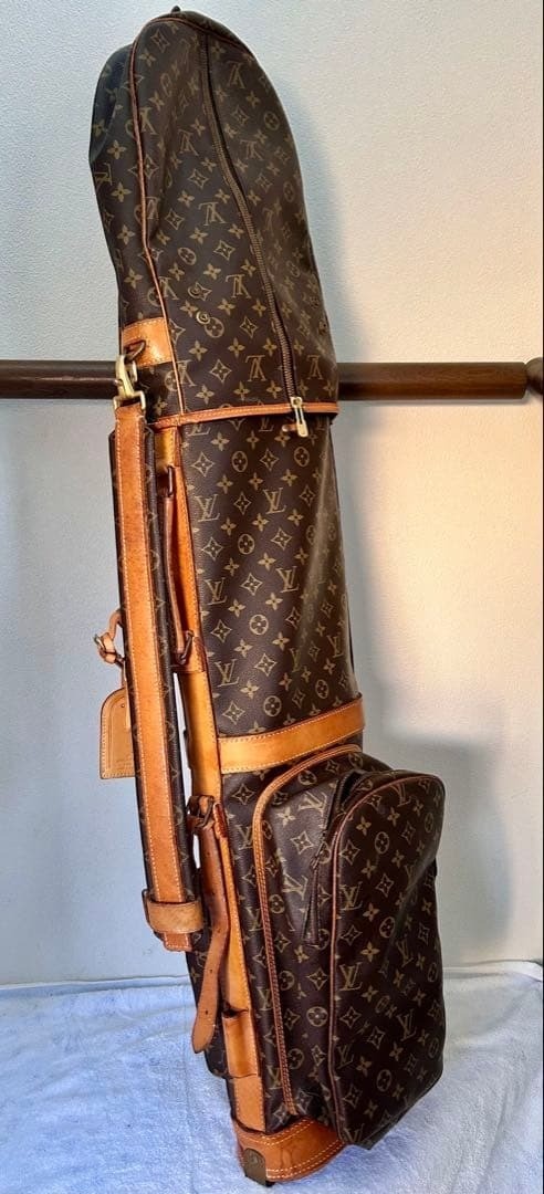 Louis Vuitton ゴルフキャディバッグ Louis Vuitton Monogram Golf Club Bag Caddy bag PVC Leather Vintage