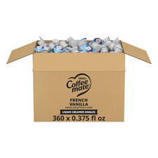 Nestle Coffee Mate Liquid Creamer Singles French Vanilla Creamer Non Dairy 360Pk