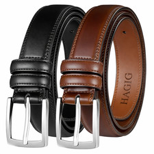 2X Genuine Leather Belts For Men Classy Dress Belts Mens Belt Many Colors  Size