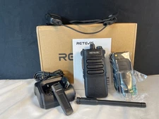 Retevis RT86 Black Two Way Radio Portable Long Range Walkie Talkie