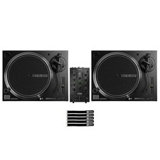Reloop RP-5000 MK4 Direct-Drive DJ Turntable 2-Pack with PTB-2 Mixer